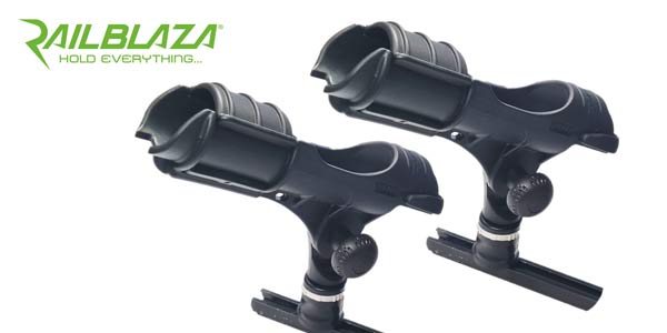 2x Railblaza rod holder incl. miniport