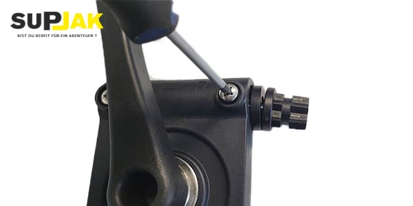 Draai de schroef vast