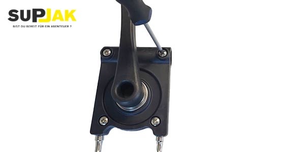 Draai de schroef los