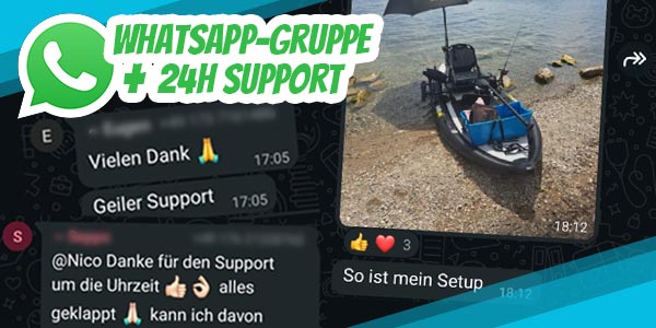 Whatsapp Gruppe + 24h Support!