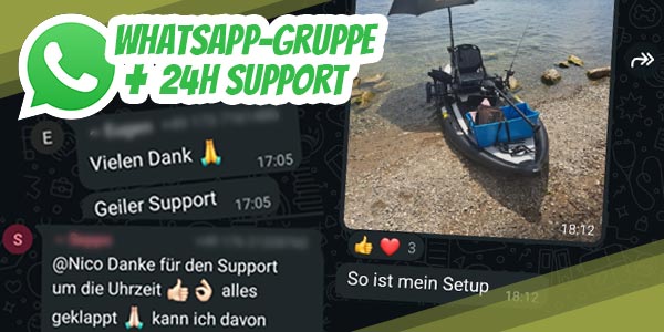 Whatsapp Gruppe + 24h Support!
